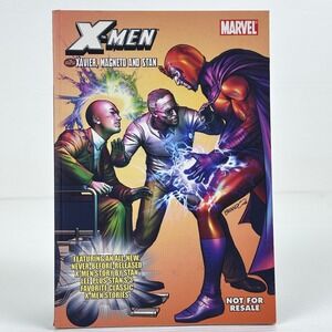 Marvel X-Men Xavier Magneto and Stan Lee Unlikely Saga Not For Resale Promo